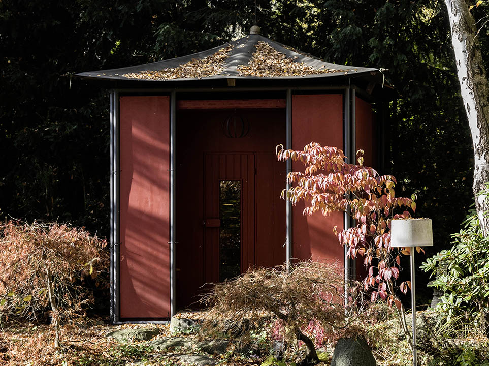 Gartenhaus im asiatischen Stil