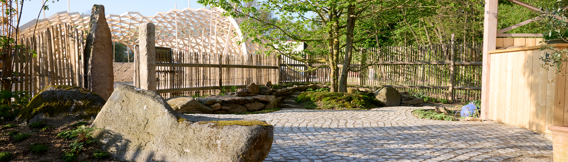 Schaugarten Struktur in der Blüte in Furth im Wald